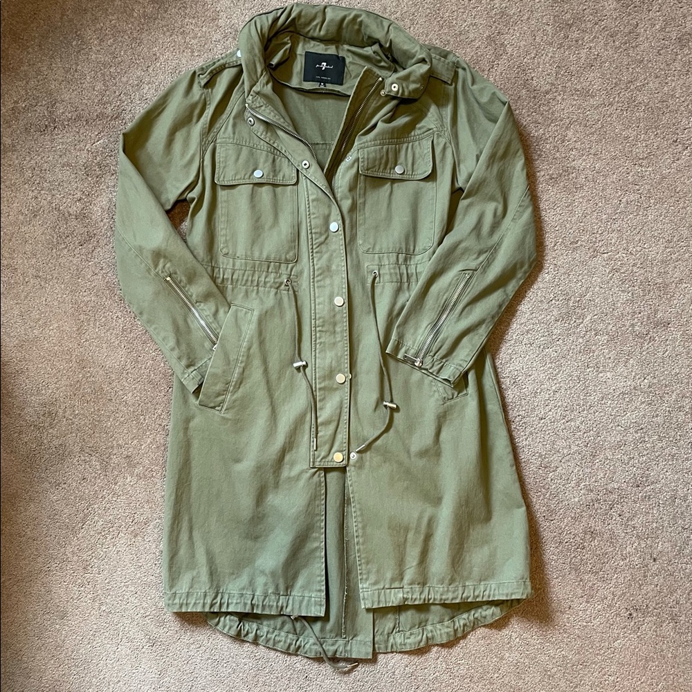 NWOT 7 For All Mankind Women's Military Jacket
